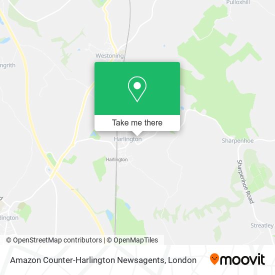Amazon Counter-Harlington Newsagents map
