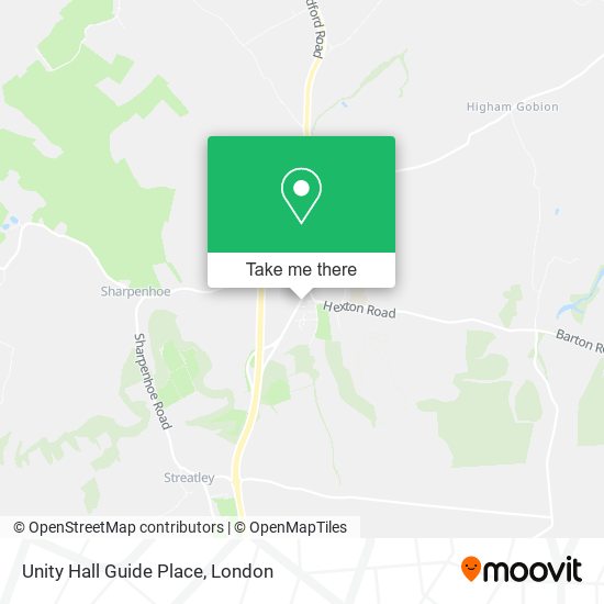 Unity Hall Guide Place map