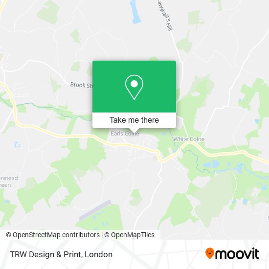 TRW Design & Print map