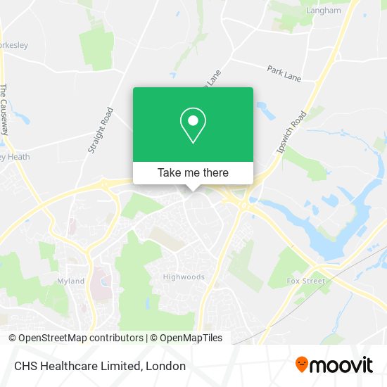 CHS Healthcare Limited map