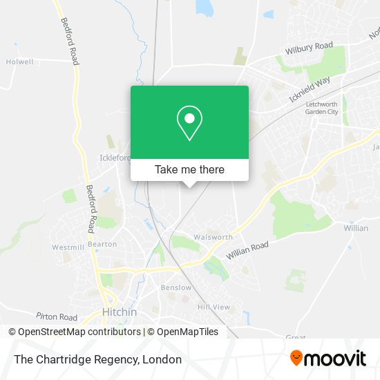 The Chartridge Regency map