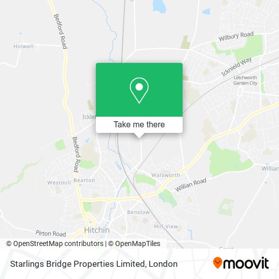 Starlings Bridge Properties Limited map