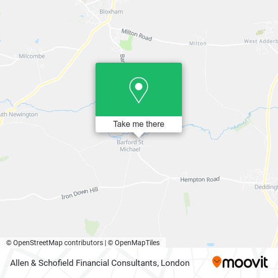 Allen & Schofield Financial Consultants map