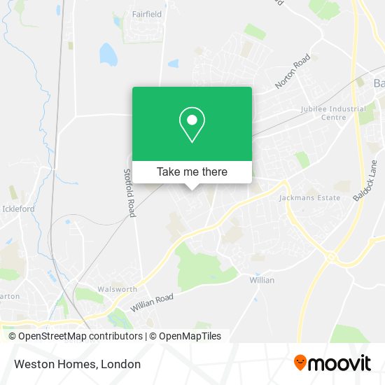 Weston Homes map