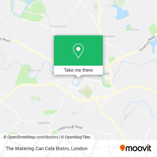 The Watering Can Cafe Bistro map