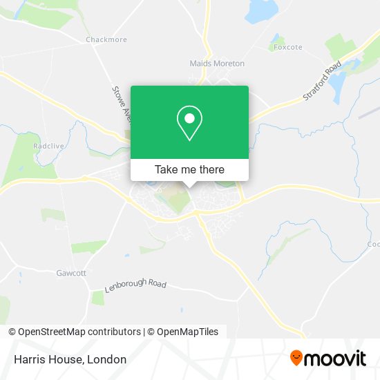 Harris House map