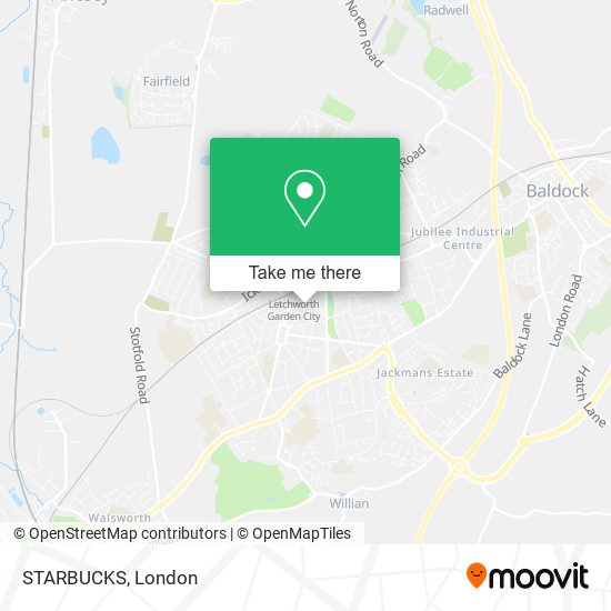 STARBUCKS map
