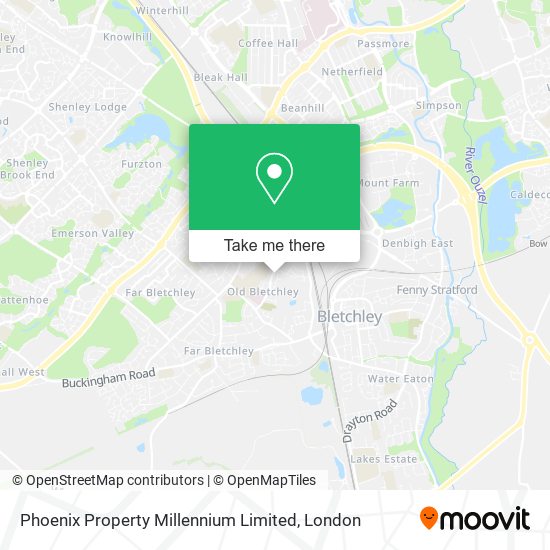 Phoenix Property Millennium Limited map