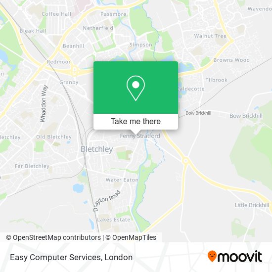 Easy Computer Services map