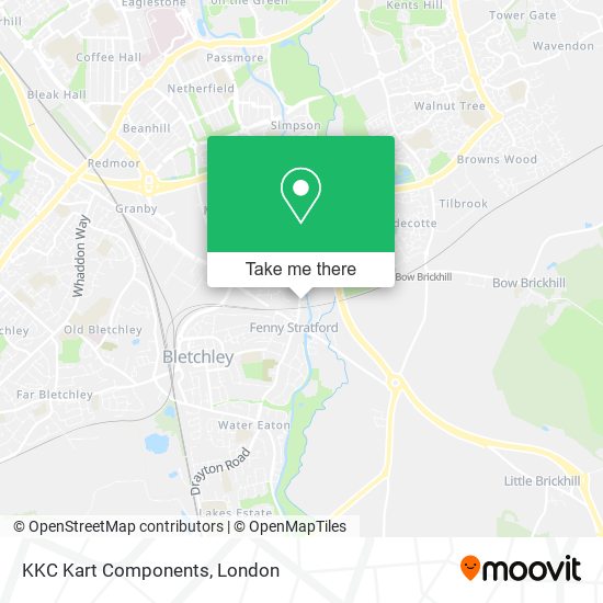 KKC Kart Components map