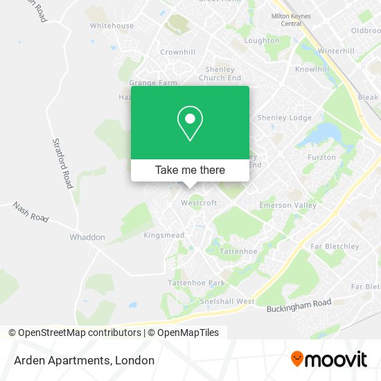 Arden Apartments map
