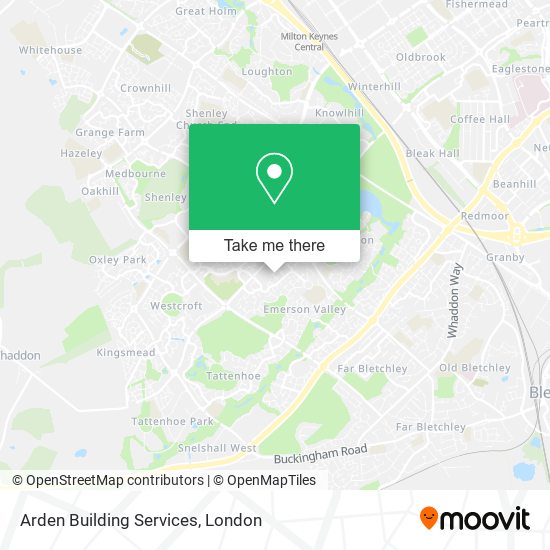 Arden Building Services map