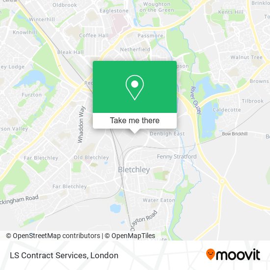 LS Contract Services map