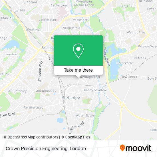 Crown Precision Engineering map