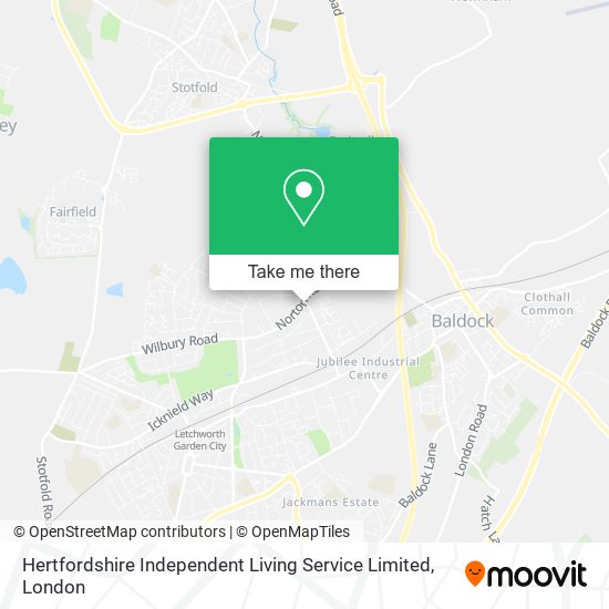 Hertfordshire Independent Living Service Limited map