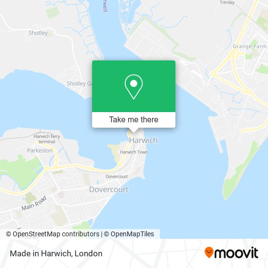 Made in Harwich map