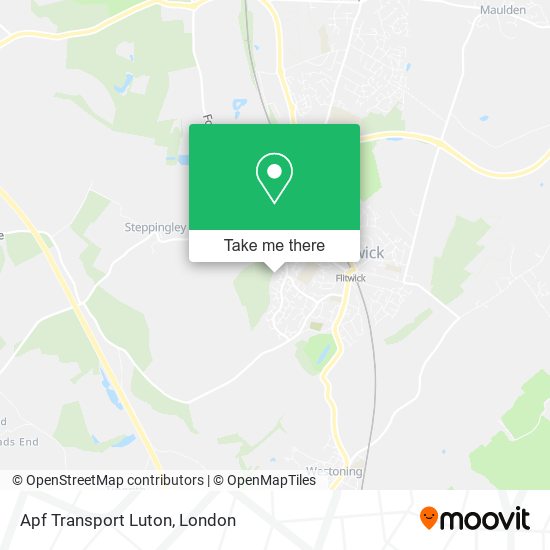 Apf Transport Luton map