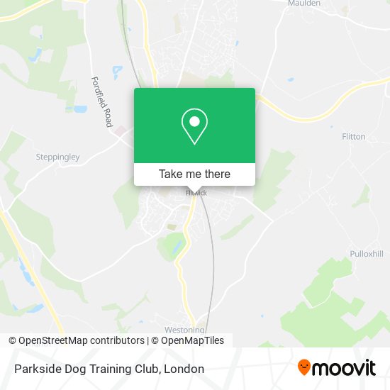 Parkside Dog Training Club map