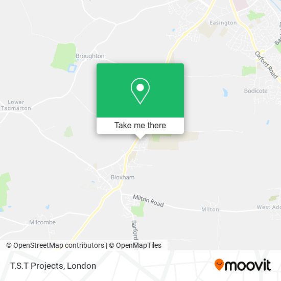T.S.T Projects map