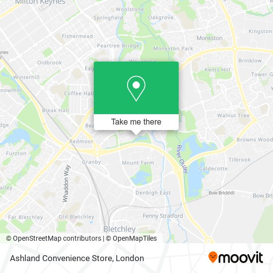 Ashland Convenience Store map