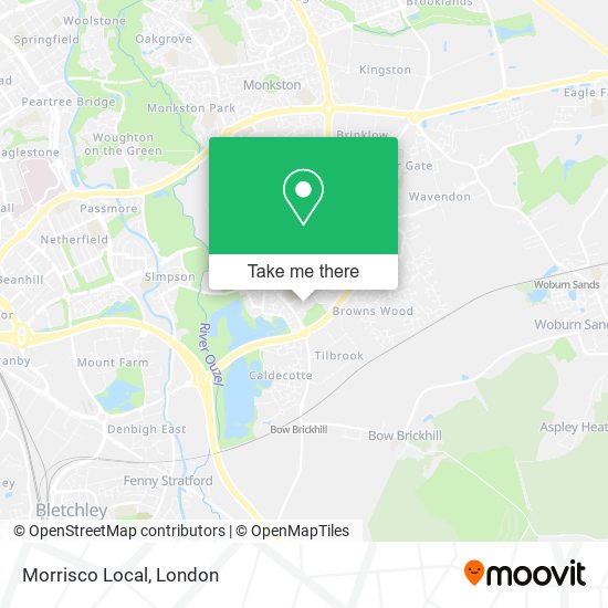 Morrisco Local map