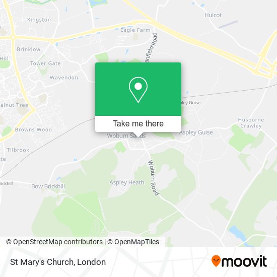 St Mary's Church map