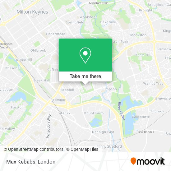 Max Kebabs map