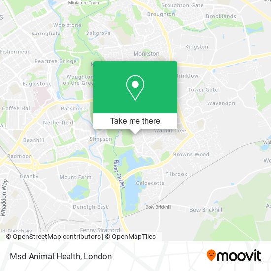 Msd Animal Health map
