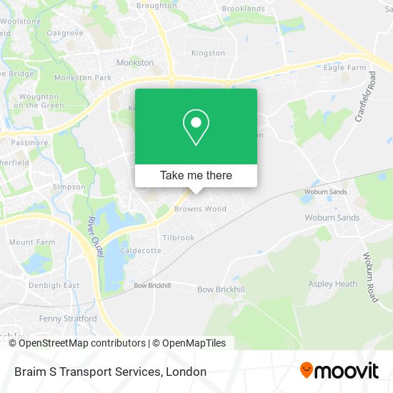 Braim S Transport Services map