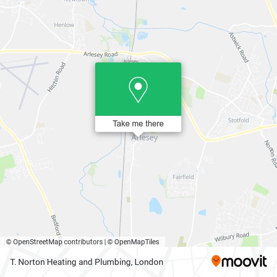 T. Norton Heating and Plumbing map