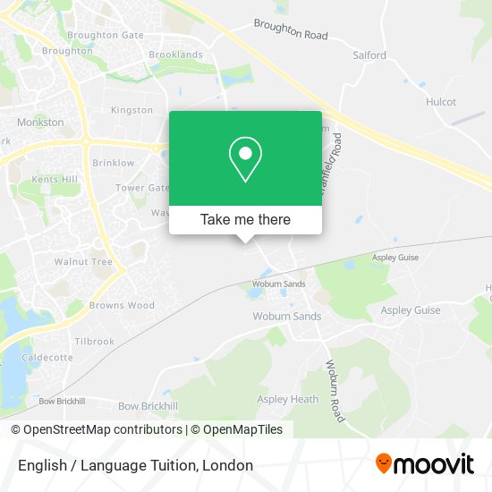 English / Language Tuition map