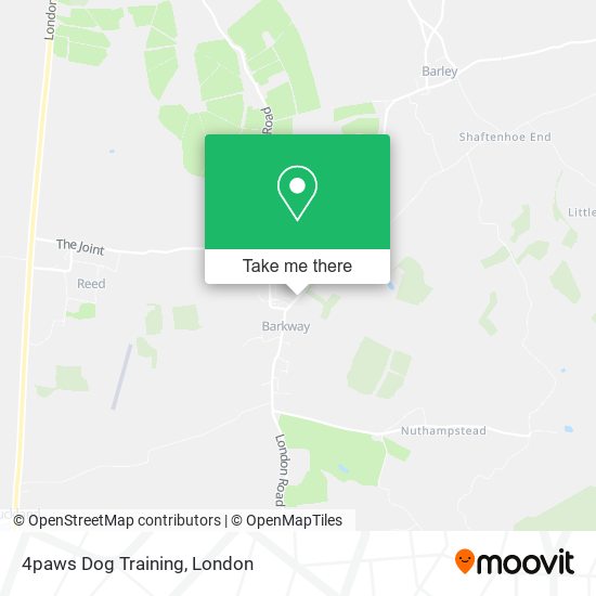 4paws Dog Training map