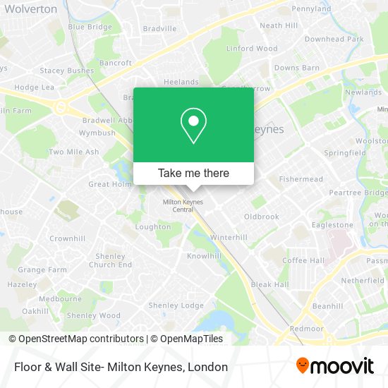 Floor & Wall Site- Milton Keynes map
