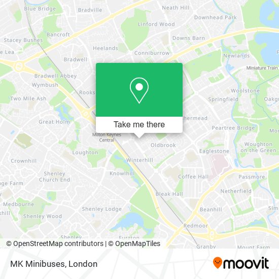 MK Minibuses map