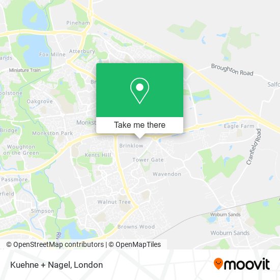 Kuehne + Nagel map