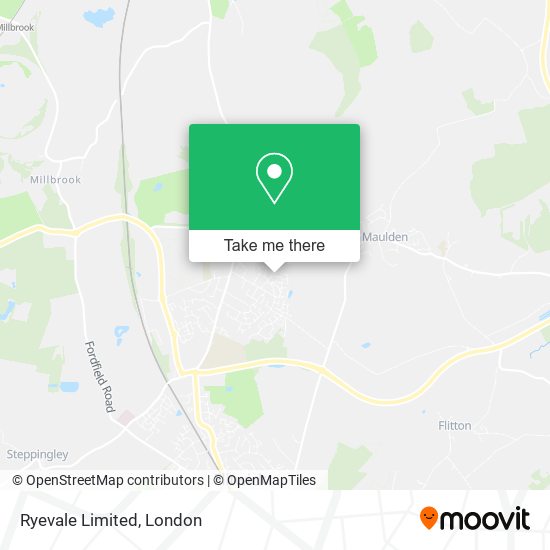 Ryevale Limited map