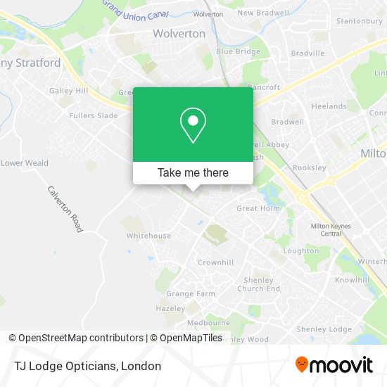 TJ Lodge Opticians map