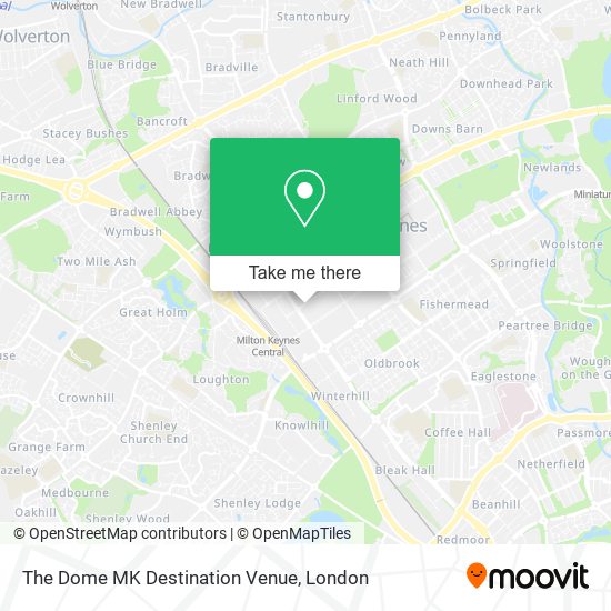 The Dome MK Destination Venue map