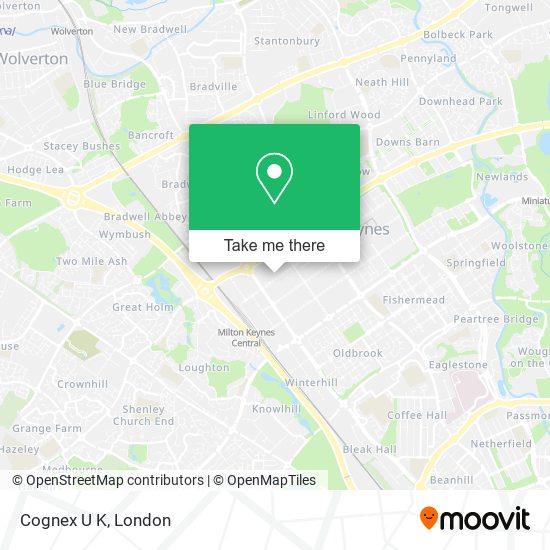 Cognex U K map