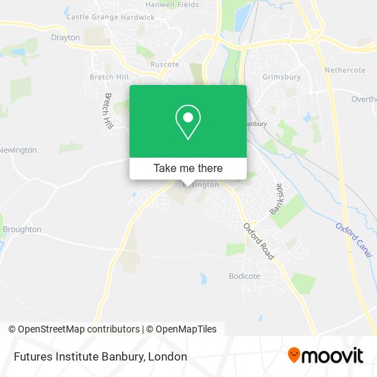 Futures Institute Banbury map