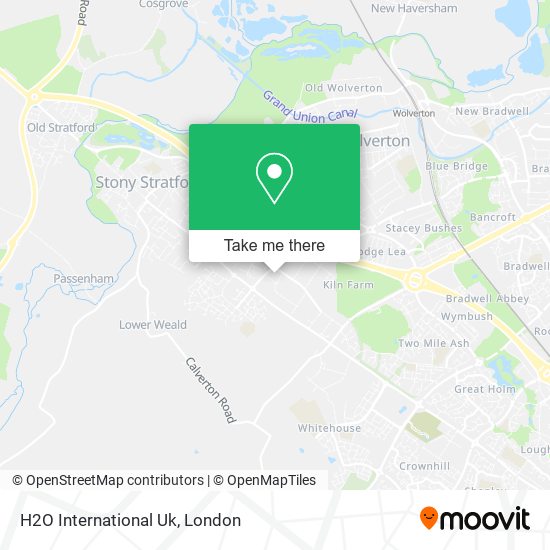 H2O International Uk map
