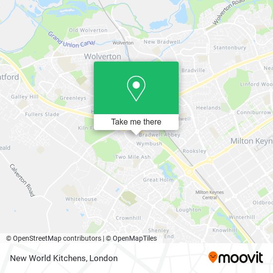 New World Kitchens map