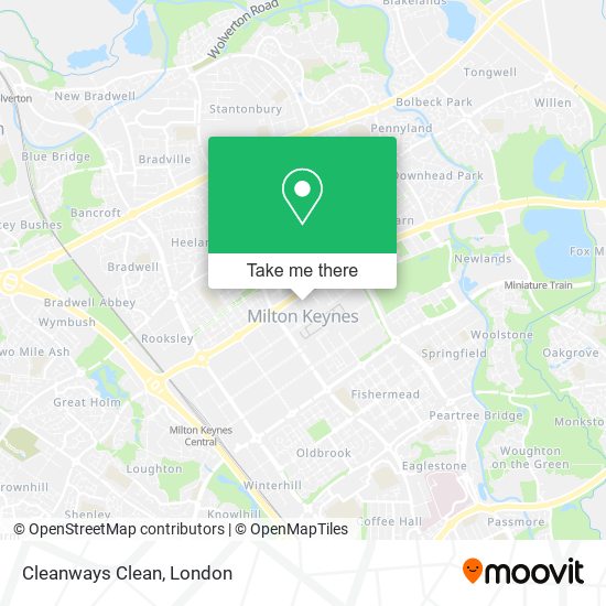 Cleanways Clean map