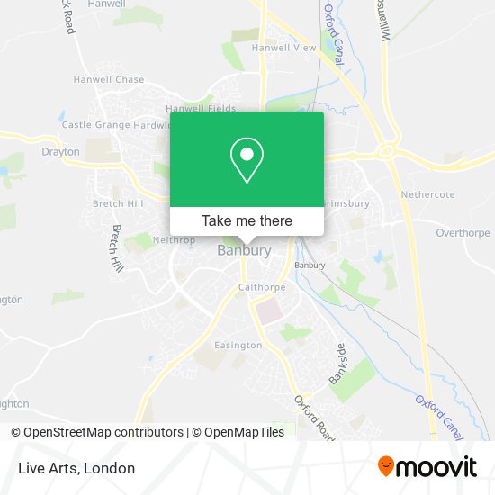 Live Arts map