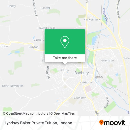 Lyndsay Baker Private Tuition map