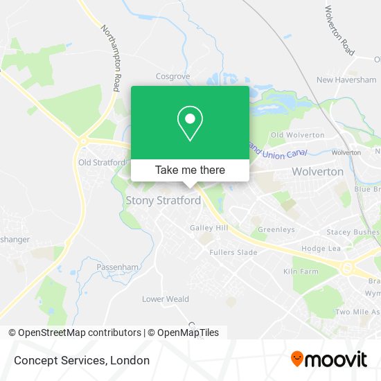 Concept Services map