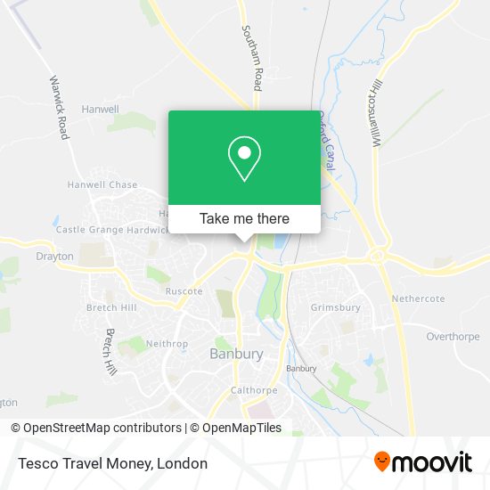 Tesco Travel Money map