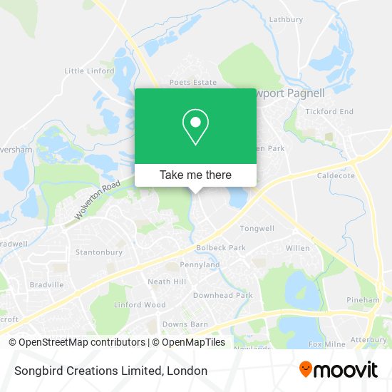 Songbird Creations Limited map