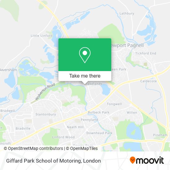 Giffard Park School of Motoring map
