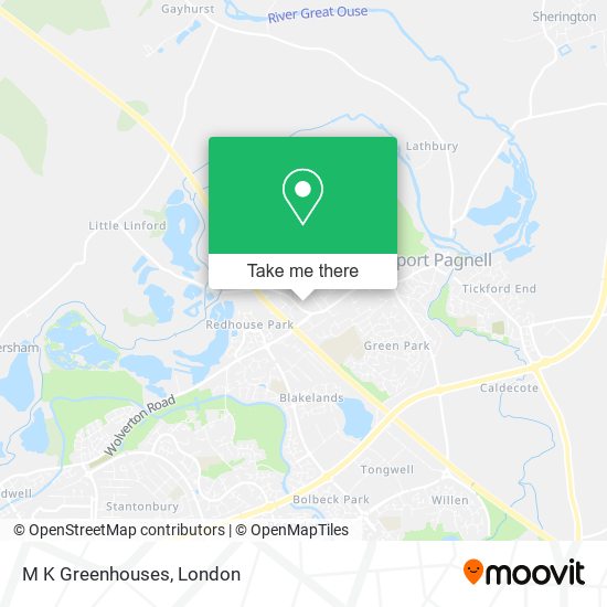 M K Greenhouses map